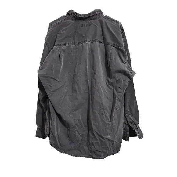 Bugle Boy Company VTG Men’s Button Up Shirt XL Gray Long Sleeve Casual Classic - Picture 7 of 7